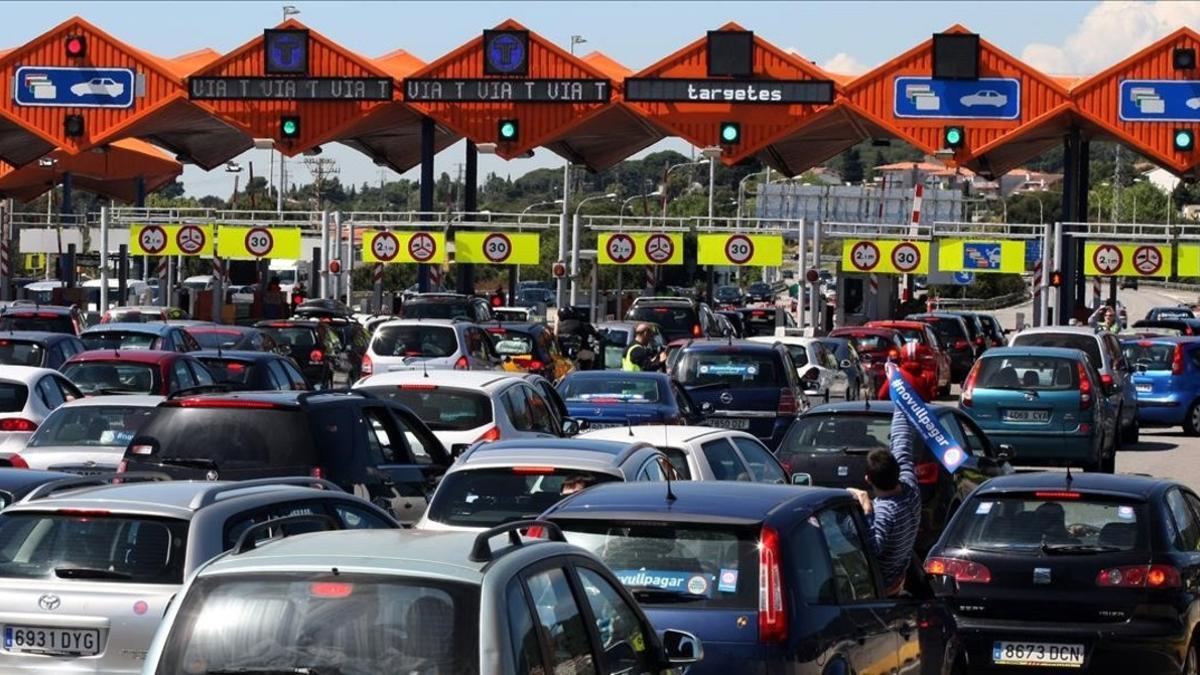 Peaje en la autopista C-32.