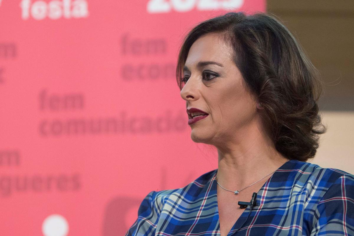 La presidenta de la Federació de Fogueres, Toñi Martín-Zarco