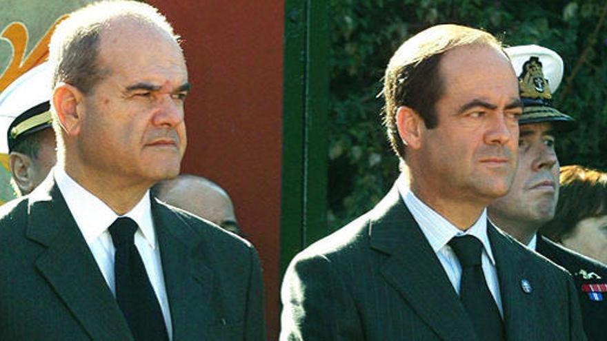 Manuel Chaves y  José Bono, en una imagen de archivo