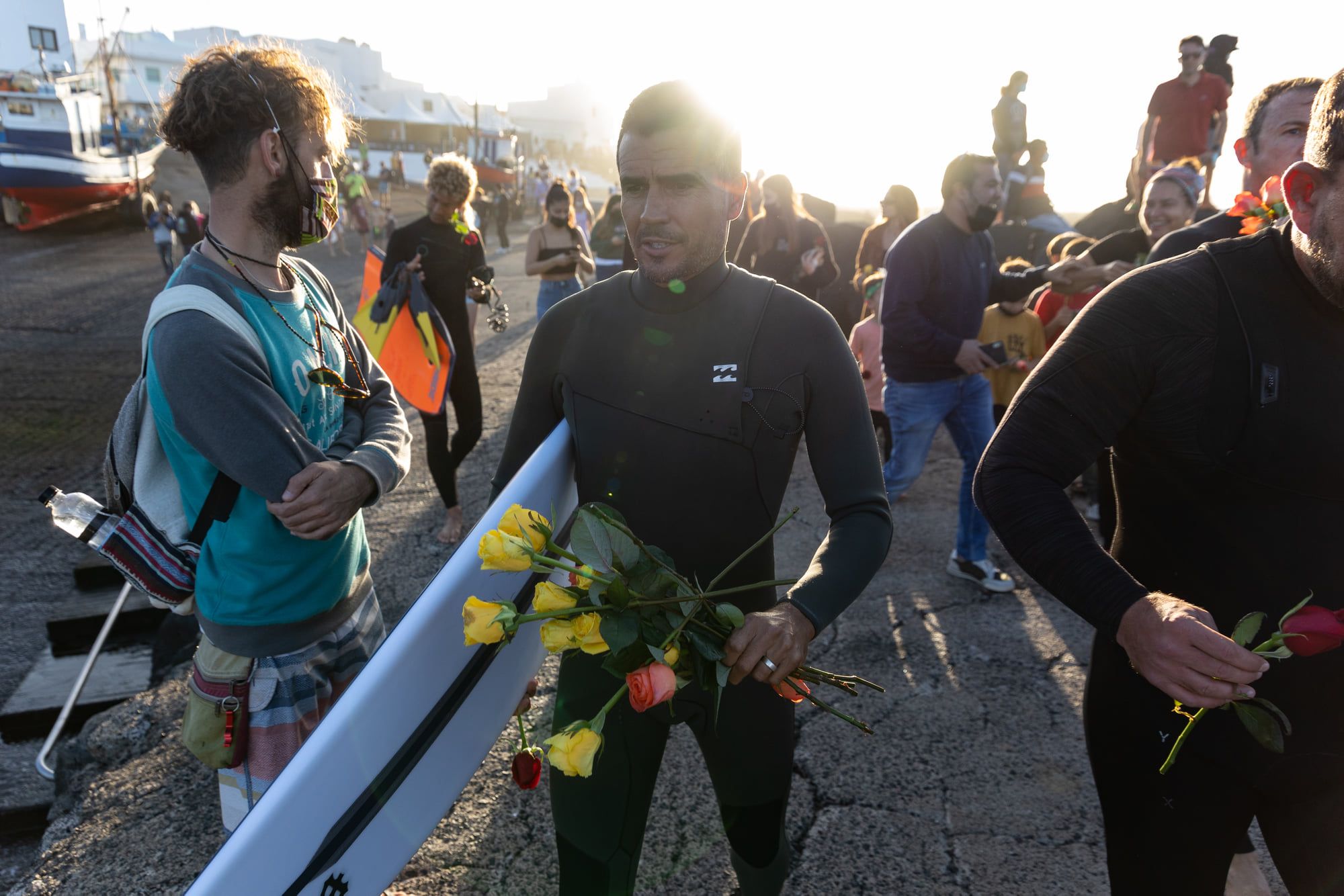 Emotivo homenaje a David Infante 'El Fula' en La Santa (Lanzarote)