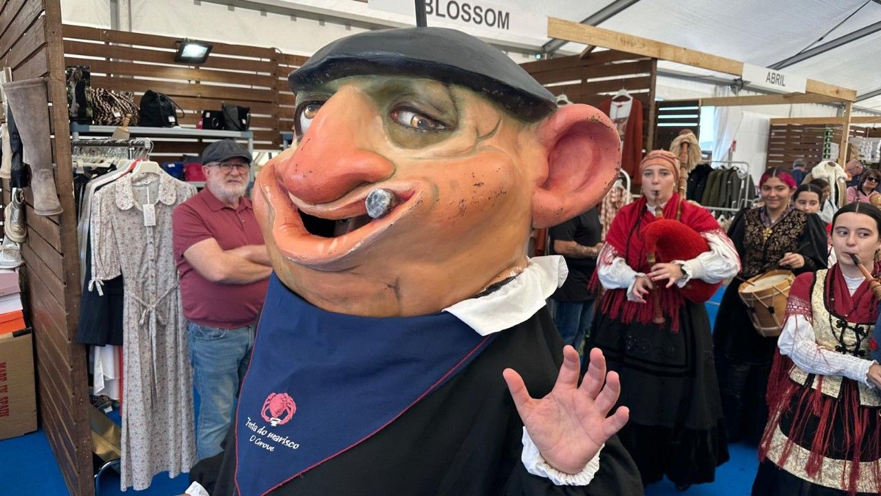 La Festa do Marisco de O Grove, esta mañana.