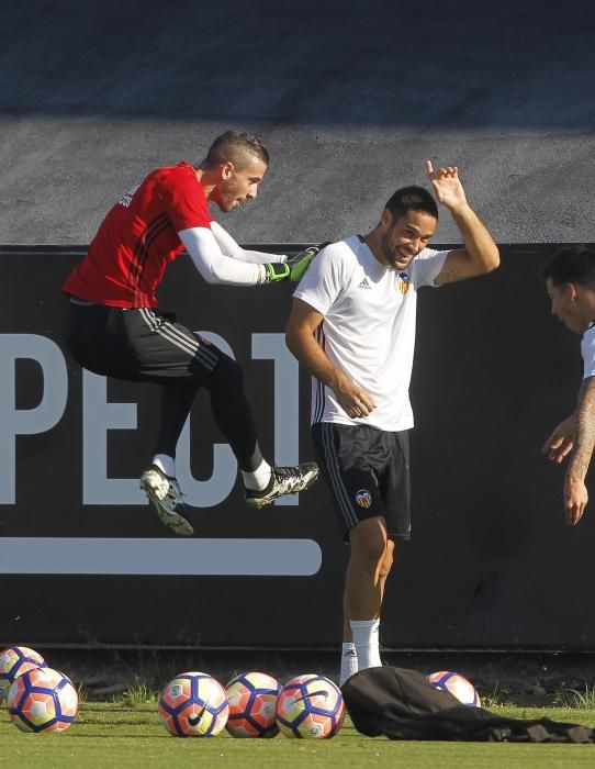 Las mejores fotos del entrenamiento del Valencia CF