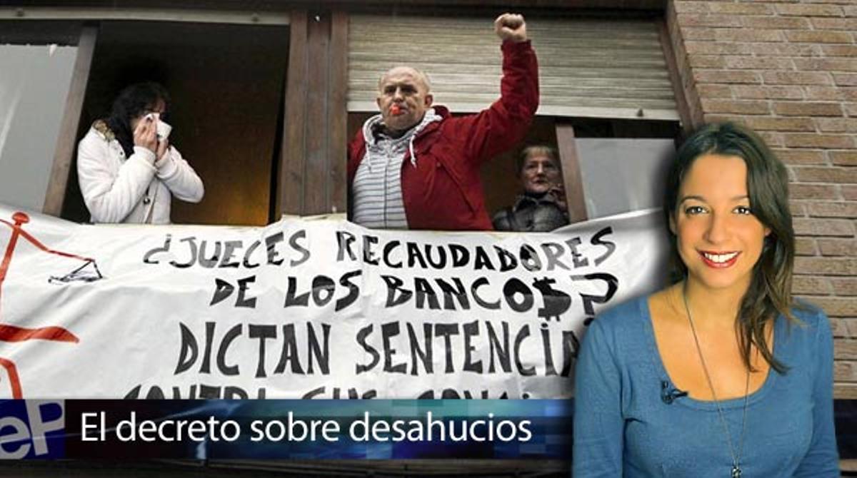L’aprovació del decret sobre els desnonaments, a ’El informativo’.
