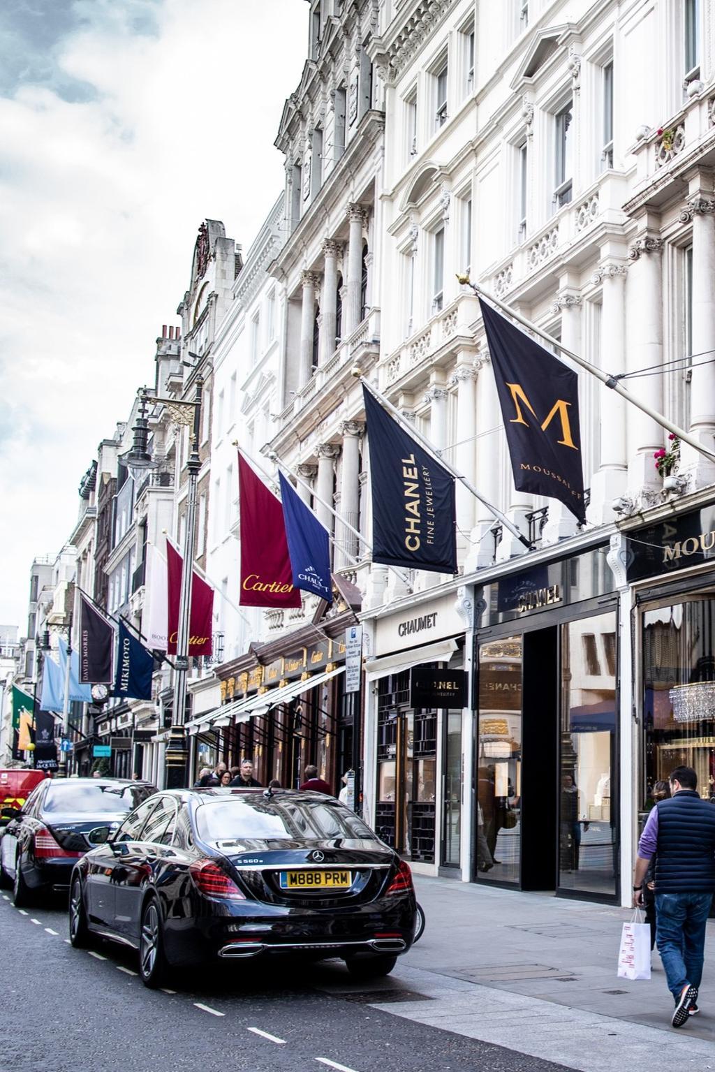 La exclusiva Bond Street en Londres