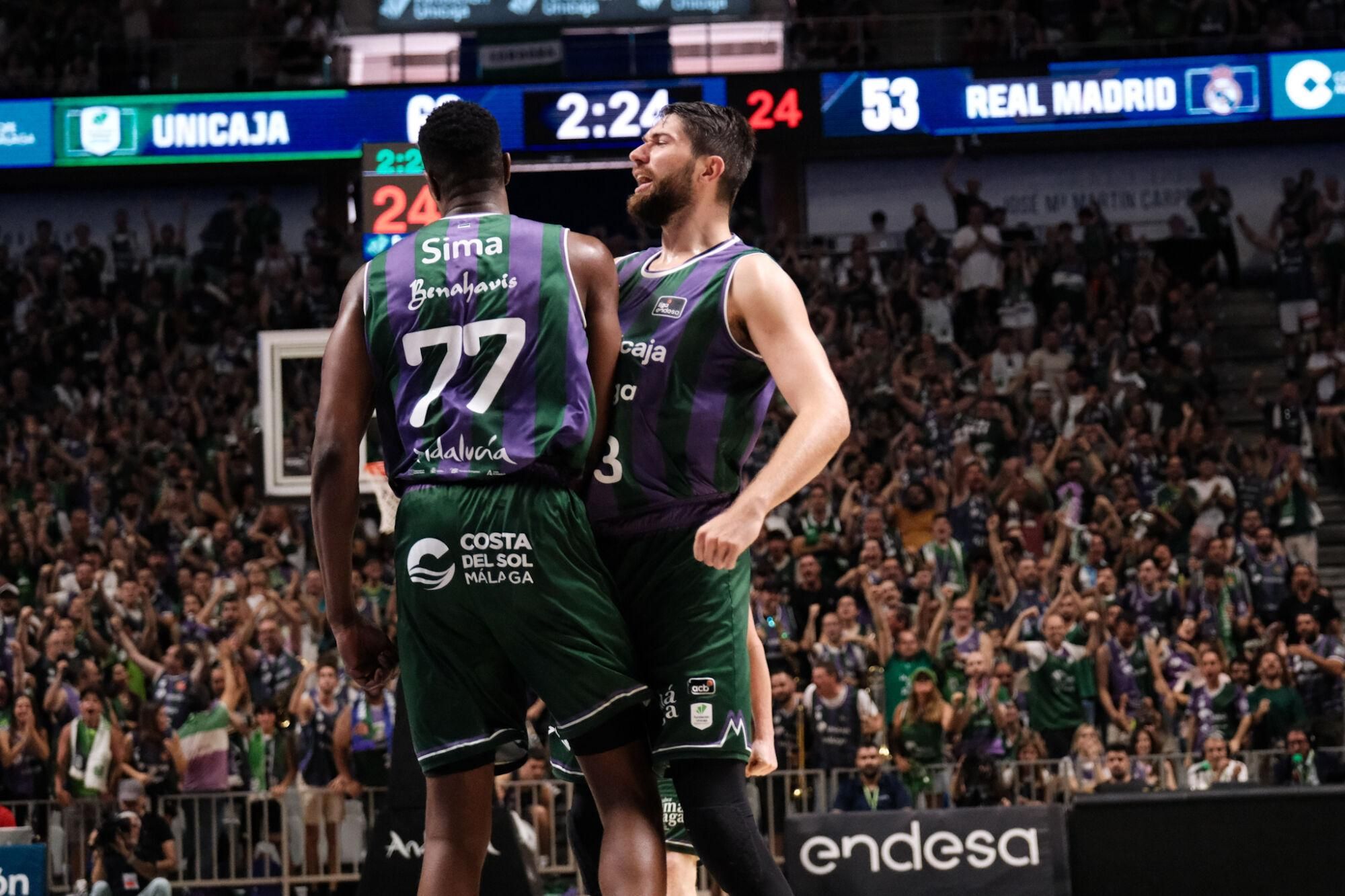 Tercer partido de semifinales de la ACB: Unicaja-Real Madrid