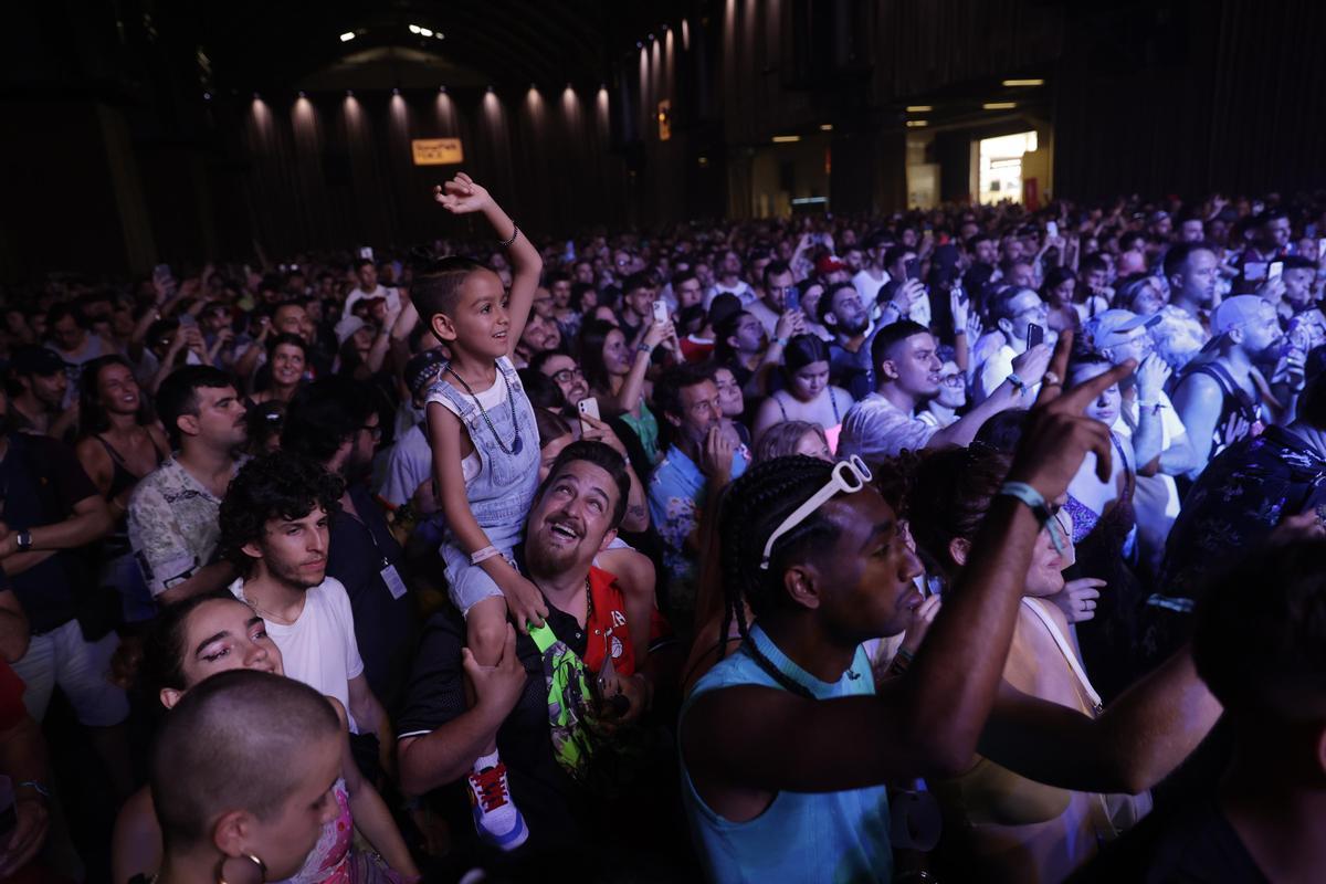  Ambiente en el concierto de Morad durante el tercer día del Sonar 22