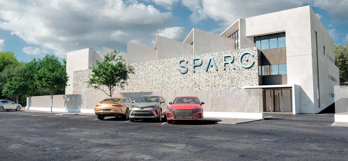 Recreación de la factoría de Sparc.