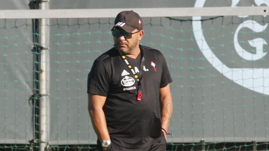 Mohamed, durante un entrenamiento. // A. Villar