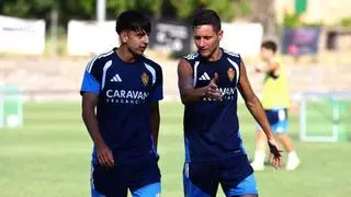 Diego Monzón, una de las sensaciones de la pretemporada en el Real Zaragoza: "Será jugador del primer equipo seguro"