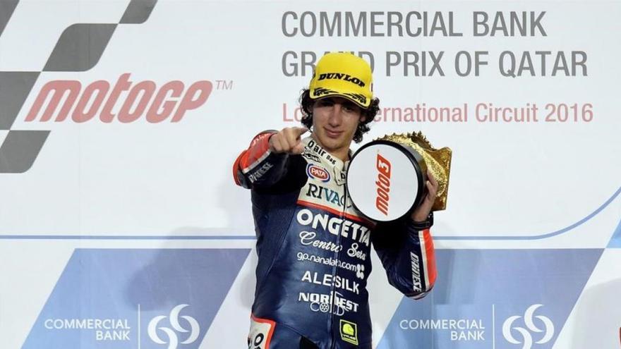 El joven italiano Antonelli gana el GP de Catar de Moto3