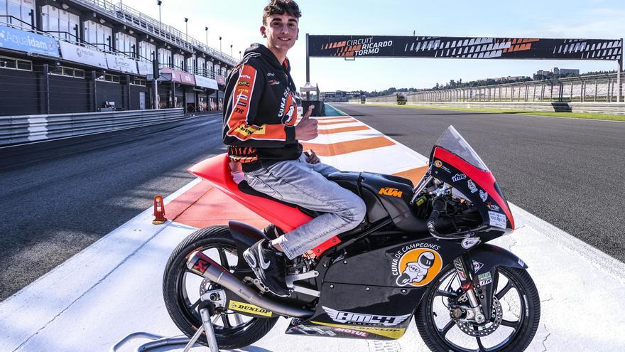 Adrián Cruces correrá el Mundial Junior de Moto3 con la Cuna de Campeones