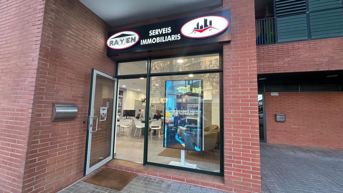 L'oficina de Rayen Serveis Immobiliaris.