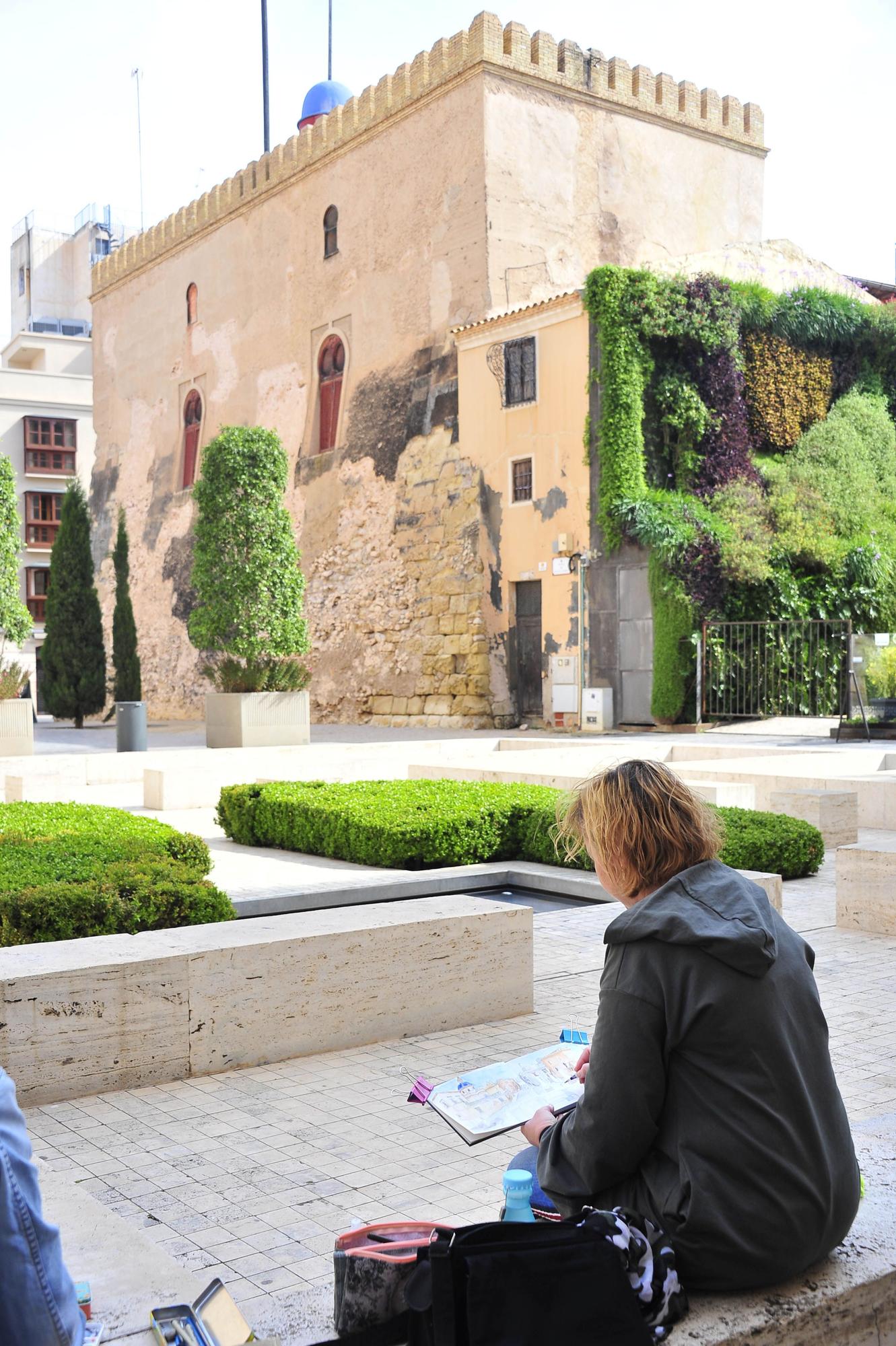 8º Encuentro de Dibujantes Urbanos en Elche, Dibujando entre Palmeras.