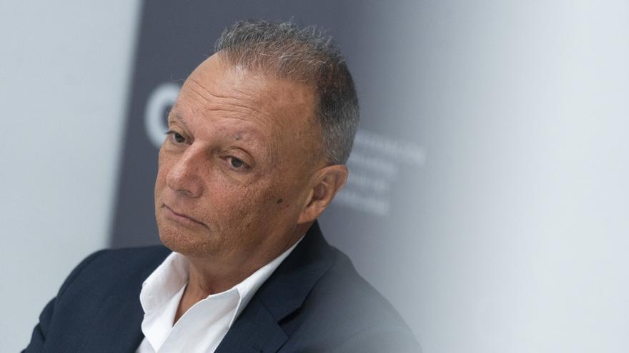 Imagen de archivo del presidente de la Confederación Empresarial de la Comunitat Valenciana (CEV), Salvador Navarro, durante una entrevista para Europa Press.