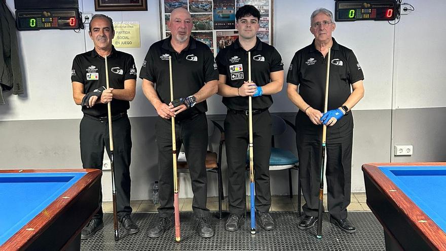 El cuarteto del Chef Amadeo Gandia Billar en 1ª Autonómica