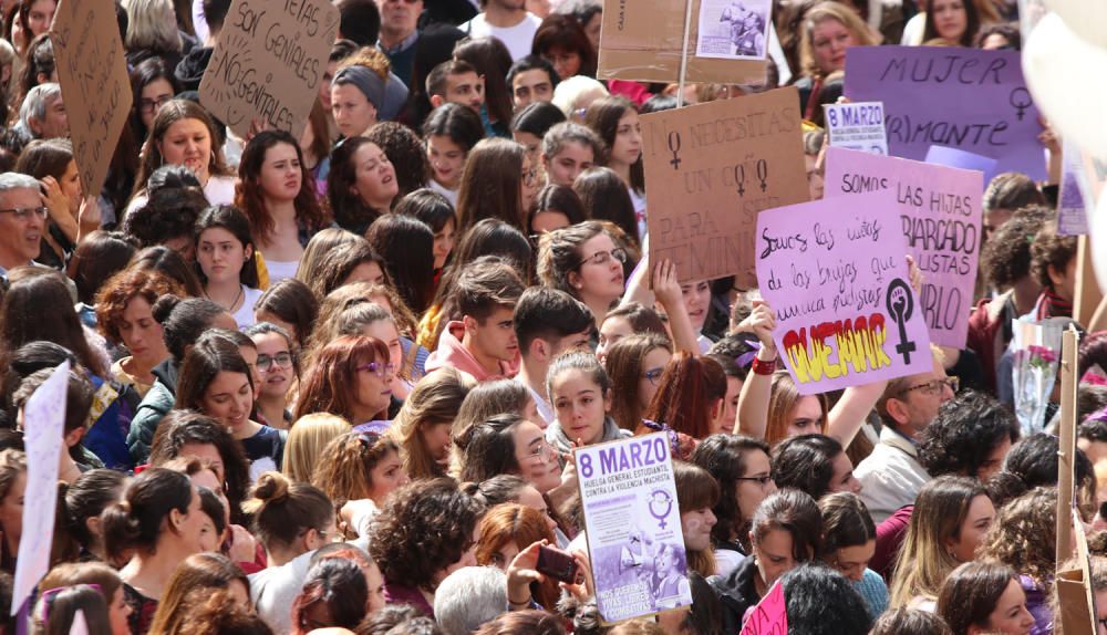 El 8M en la plaza de la Constitución