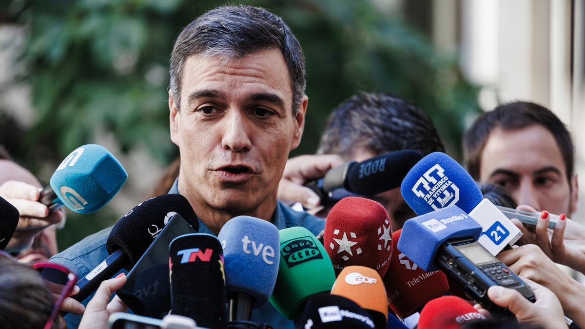 El presidente del Gobierno de España y candidato a la reelección por el PSOE, Pedro Sánchez.