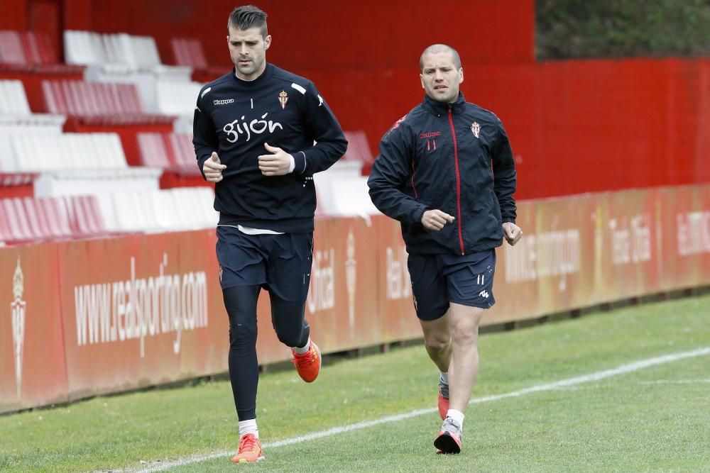 Entrenamiento del Sporting