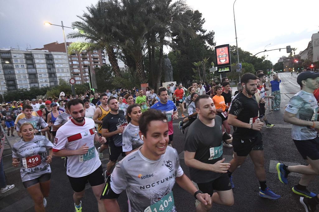 Carrera nocturna de Murcia, en imágenes