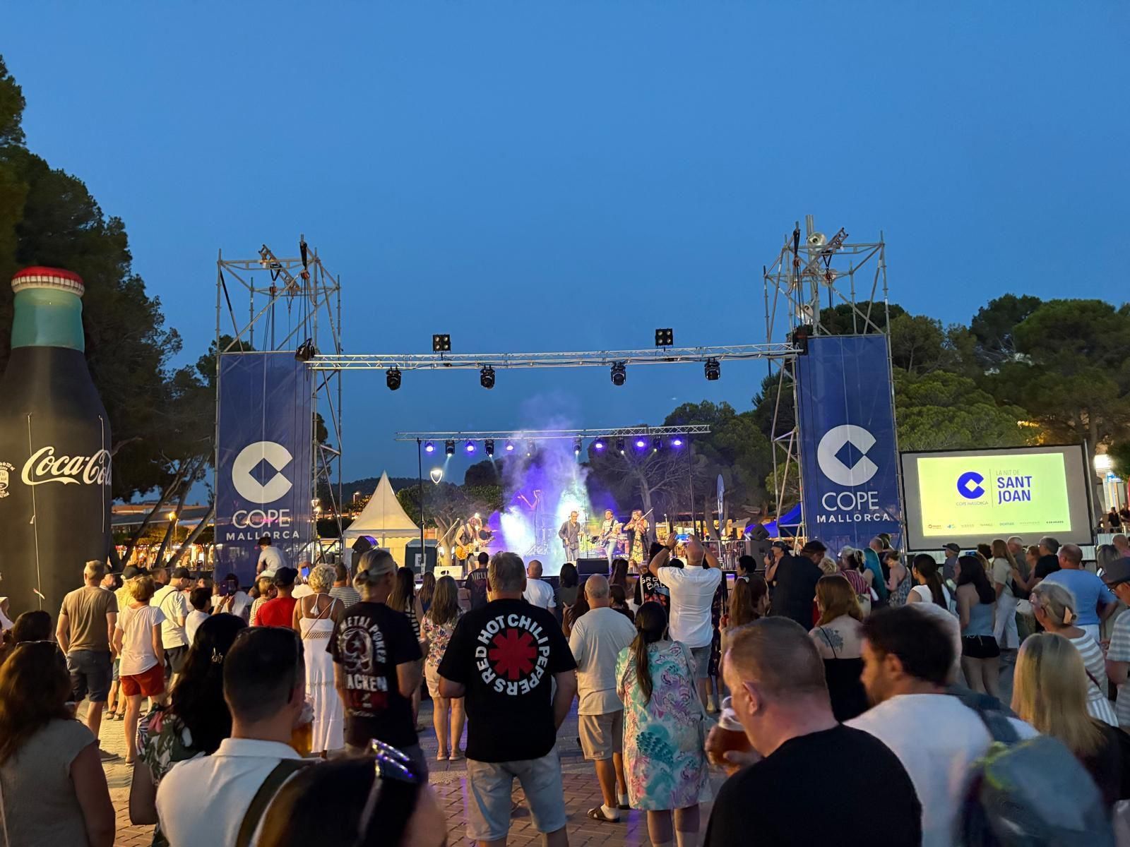 Así se ha vivido la Nit de Sant Joan en santa Ponça