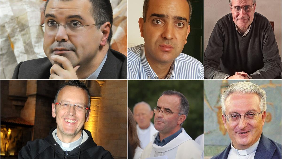 José Andrés Fernández Farto, Javier Porro Martínez, Juan González-Redondo Neira, Jesús Andrés López Calvo, Luis Seoane Ares y Daniel Carlos Lorenzo Santos