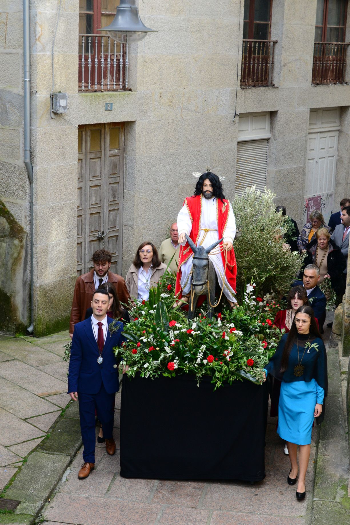 El Domingo de Ramos en O Morrazo. La procesión de La Borriquilla en Cangas