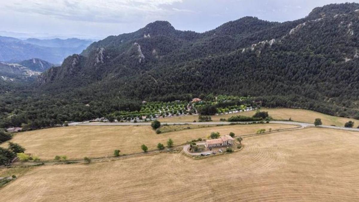 Entorn on es preveu instal·lar el parc solar d’Estabanell