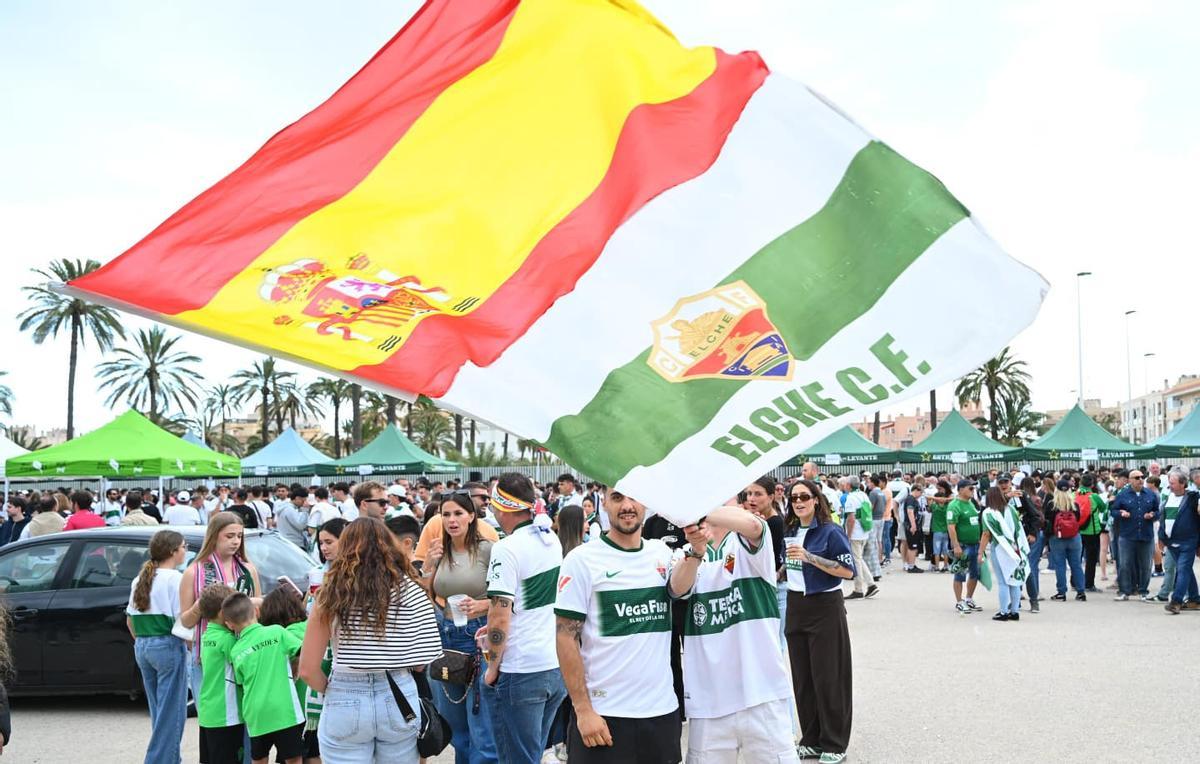 La afición se prepara para el Elche CF - Getafe CF