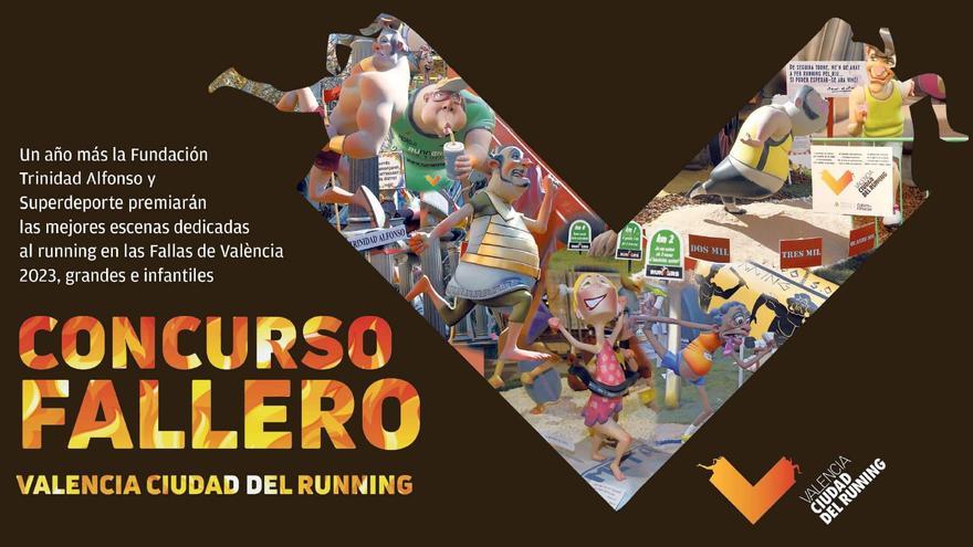 SUPER y la Fundación Trinidad Alfonso buscan las mejores escenas falleras de running