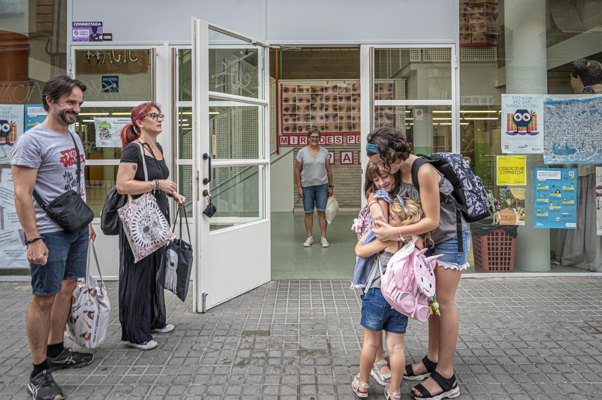 22Vuelta a las aulas en el CEIP Pau Casals de Gràcia, en Barcelona.