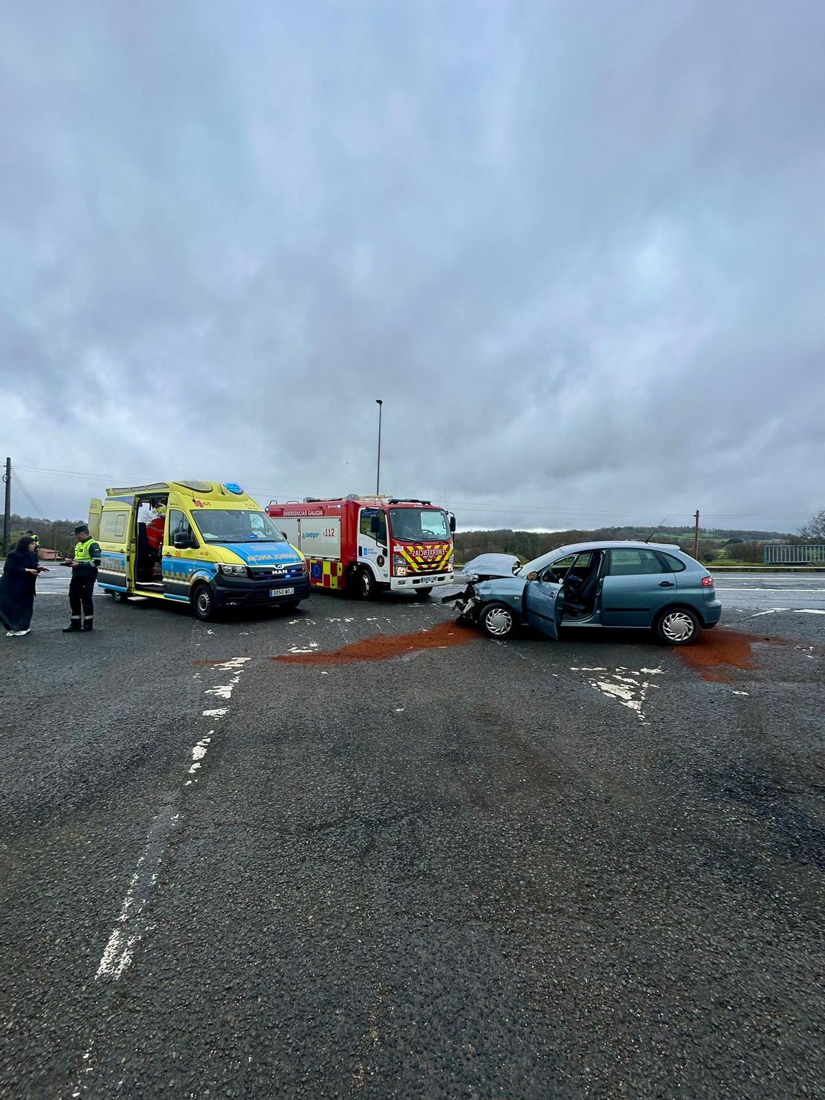Estado en el que quedaron los dos vehículos siniestrados en Goiás.