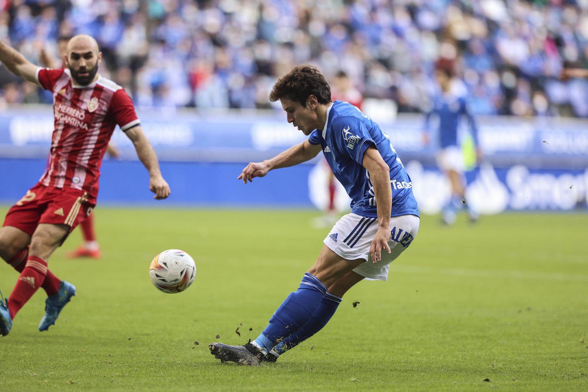 Las mejores imágenes de la victoria del Real Oviedo ante la Ponferradina (2-0)