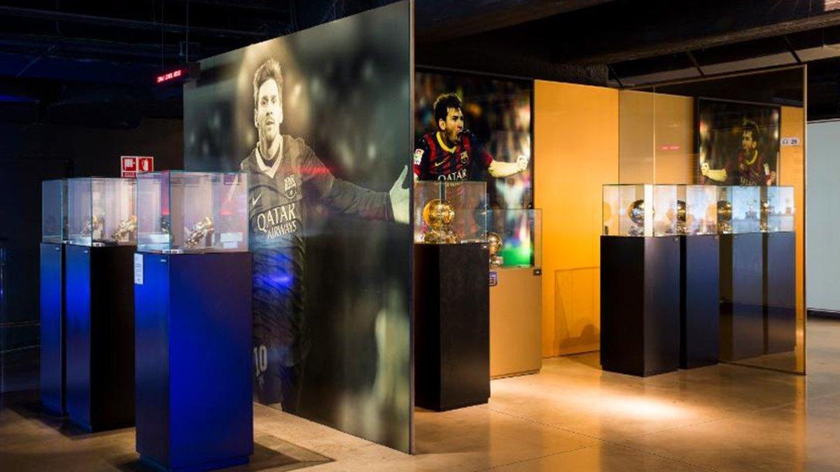 El área del Museu del Barça dedicada a Leo Messi