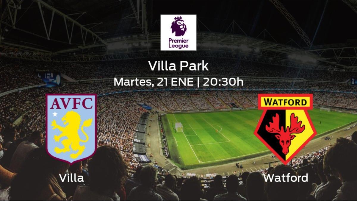 Previa del partido: el Aston Villa recibe al Watford en la vigésimo cuarta jornada
