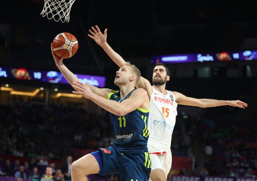 Semifinales del Eurobasket: España - Eslovenia