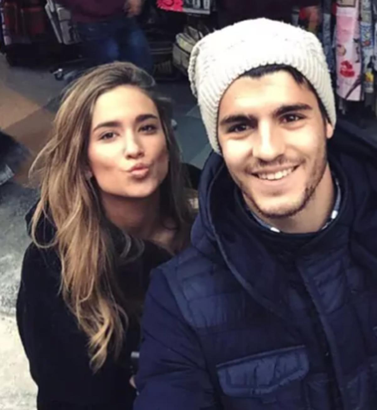 Álvaro Morata y María Pombo enamoradísimos en 2015