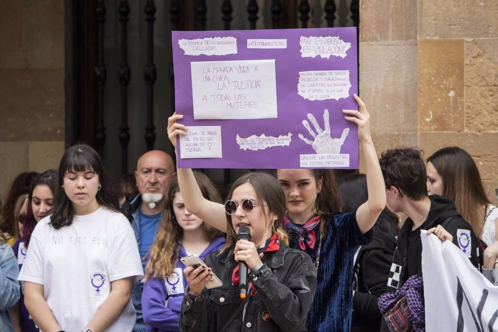 Manifestación en Oviedo.