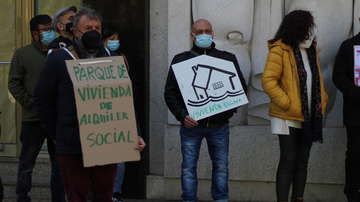 Manifestación este miércoles ante la Junta.