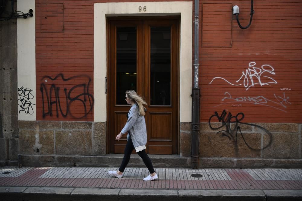 Pintadas de COAS en A Coruña