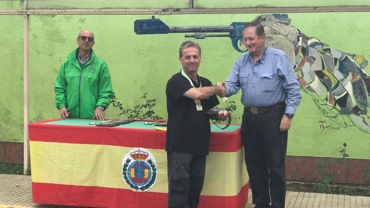 Alberto García, en una celebración anterior del Campeonato de España.