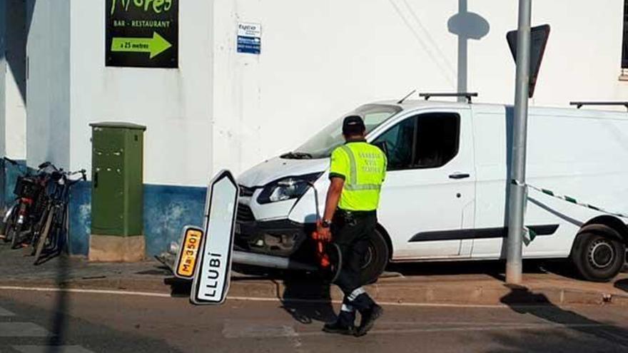 Der Unfall mit einem Lieferwagen in Sa Pobla nahm ein tödliches Ende.