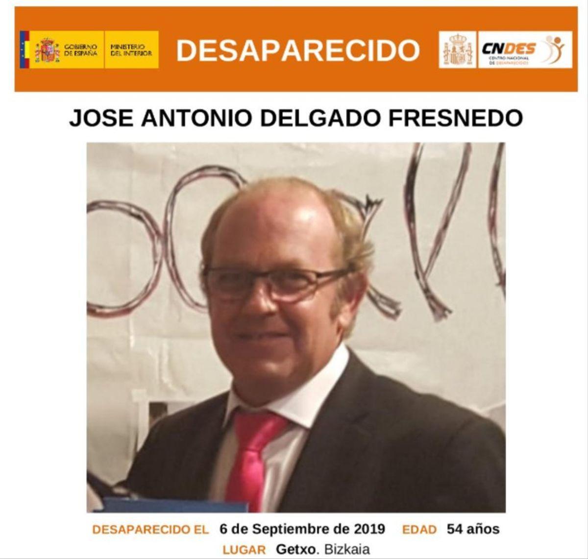 José Antonio Delgado, víctima mortal del caso.