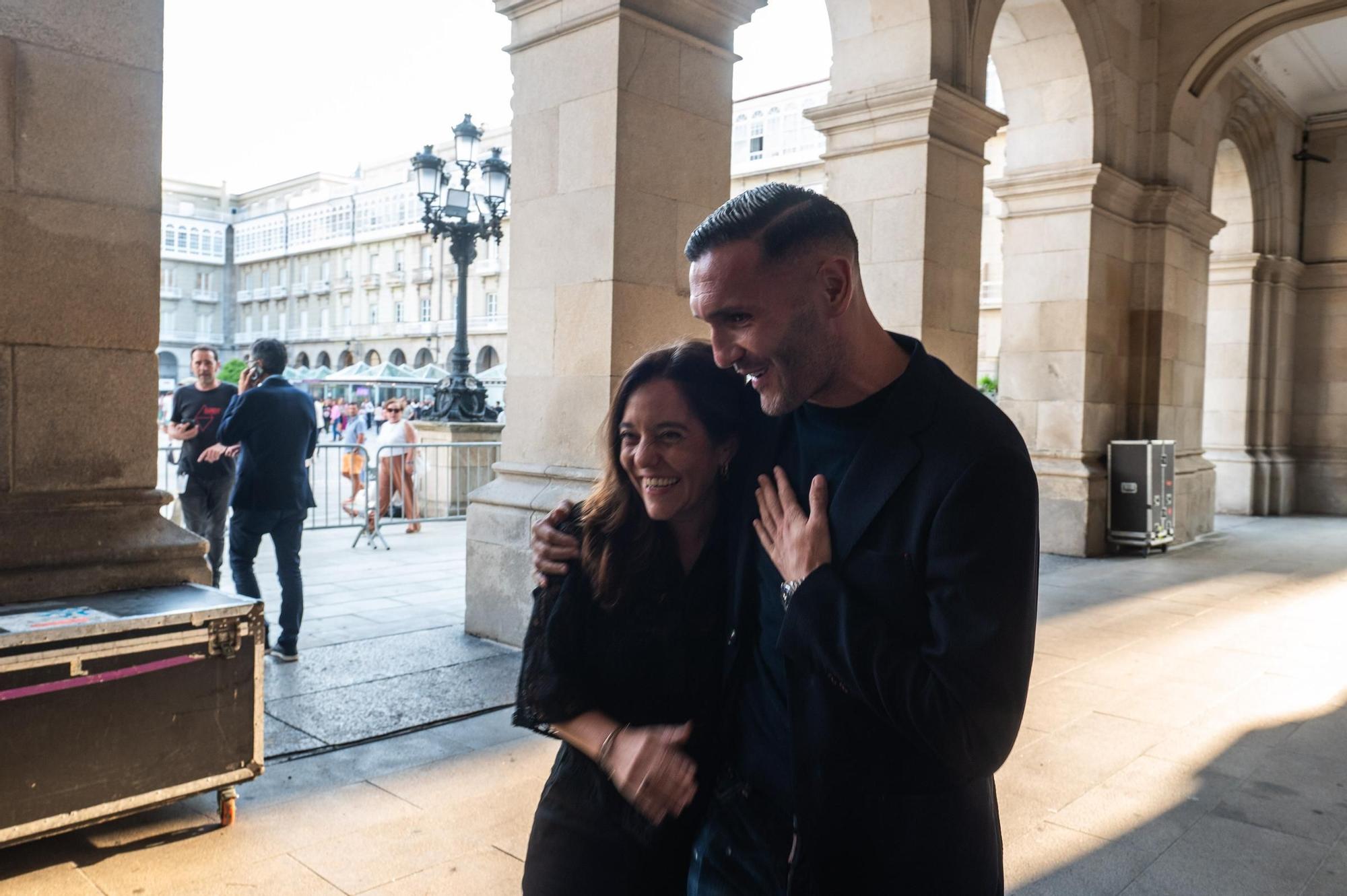 Lucas Pérez enamora con su pregón de las Fiestas de María Pita 2024