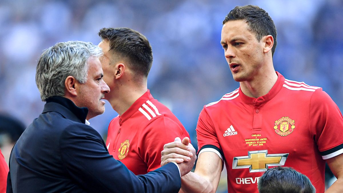 Matic y Mourinho en su etapa en el United | @90minEspanol