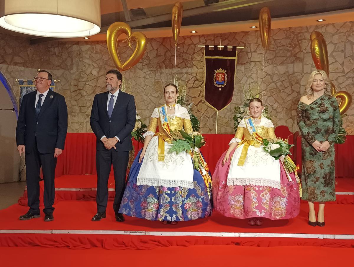 Un instante del acto.