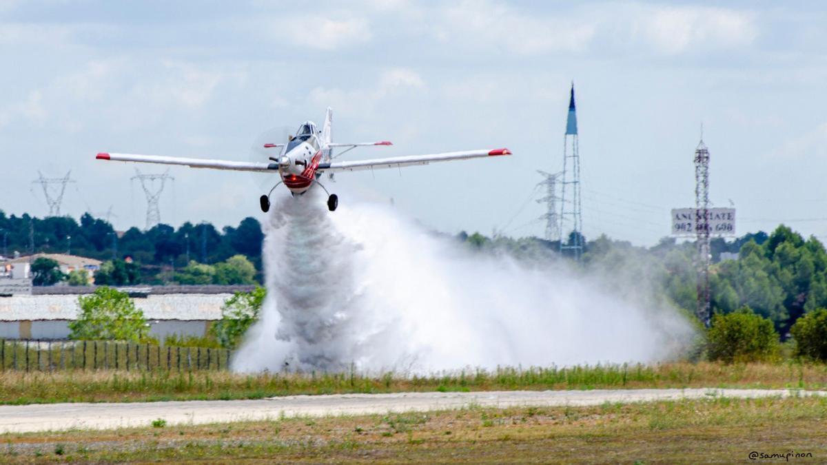 Avioneta siniestrada en la que viajaba Santi Durán.