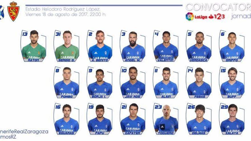 Diecinueve convocados para el primer partido de temporada en Tenerife