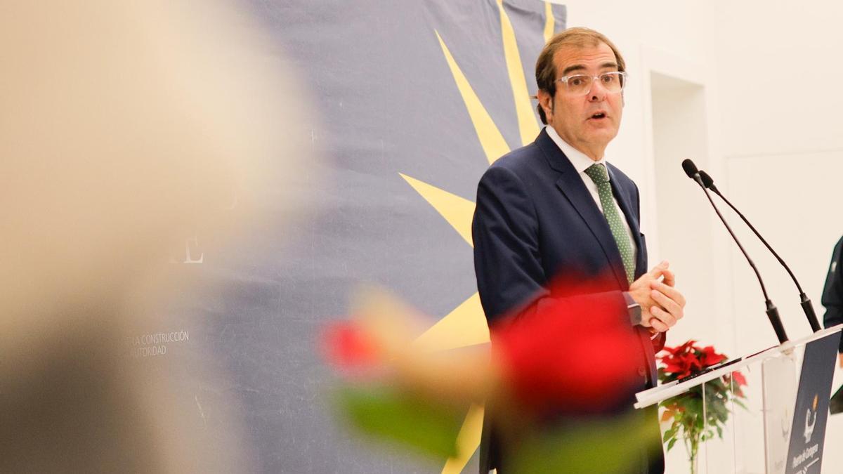 El presidente de la Autoridad Portuaria, Pedro Pablo Hernández, este martes