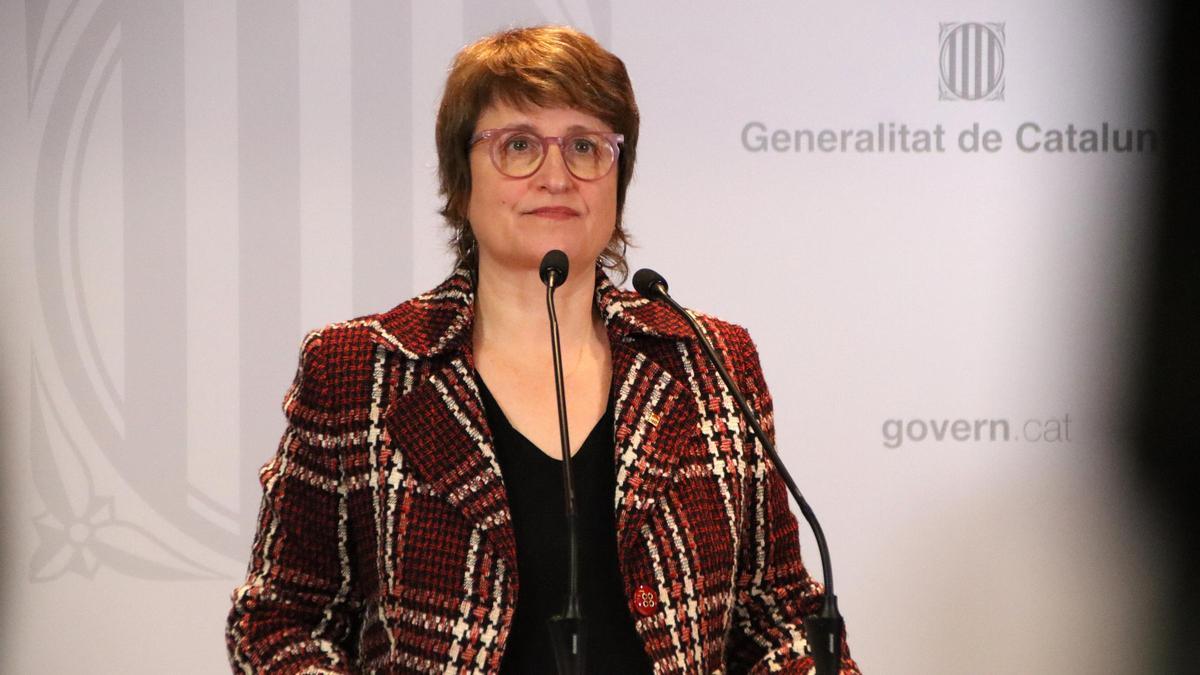 VÍDEO: La consellera d'Educació, Anna Simó, al plenari del Consell d'Educació de Catalunya