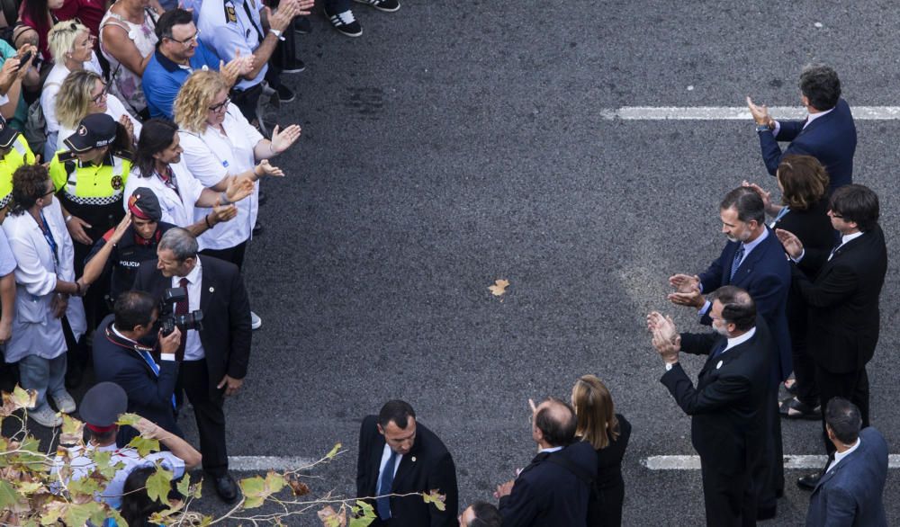 Las imágenes de la manifestación en Barcelona